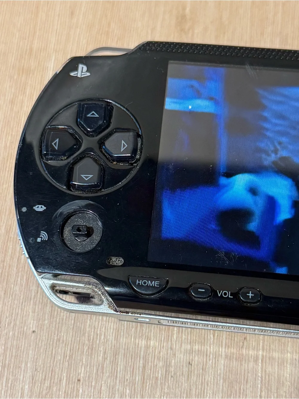 Sony PSP-1001 Black Handheld Console w/6Games-Charge Tested Works Read Info Blw!